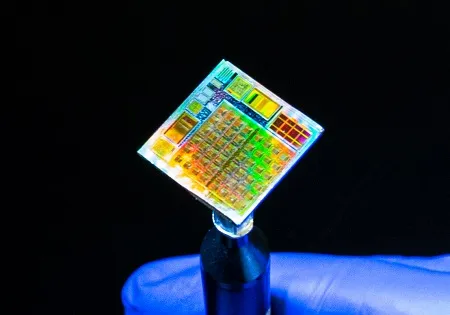 Microchip híbrido para redes neuronales en IA